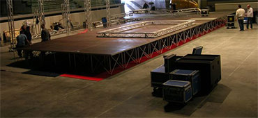 pedane da palco titanstage noleggio
